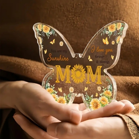 Mom Mother Butterfly Inspirational Acrylic Sign NWT - Picture 3 of 6